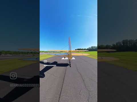 GET TAILWHEEL DOWN! when rudder fades you’ll weathervane and head off into the weeds #aviation #fly