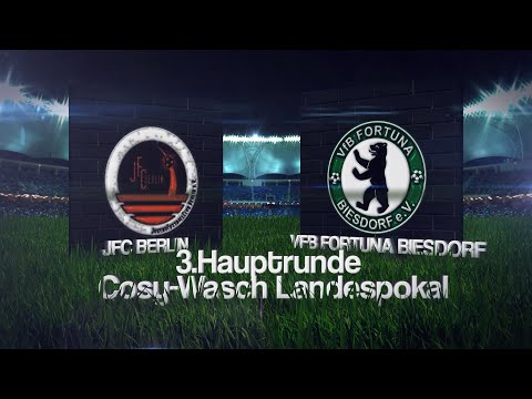 3.Hauptrunde im Cosy-Wasch Landespokal Berlin der 1.Herren JFC Berlin - VfB FORTUNA BIESDORF