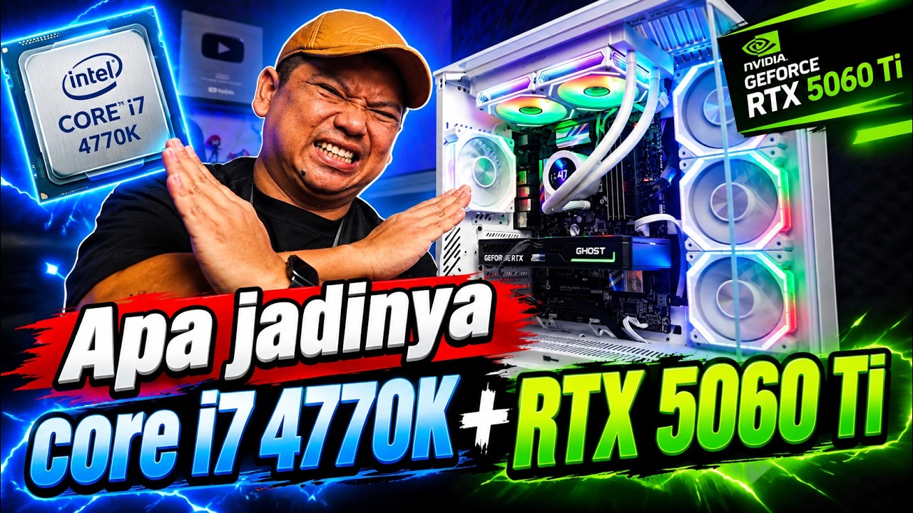 Processor Jadul feat rtx 5060 ti Ternyata Begini hasil nya