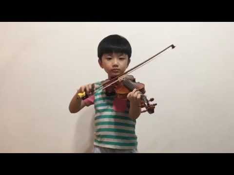 Violin - Row Row Row Your Boat (Oct 2015, age 5)