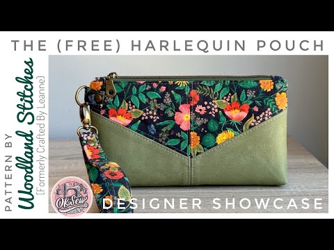The (Free) Harlequin Pouch by Woodland Stitches (prev. Crafted By Leanne) - OKSew Designer Showcase