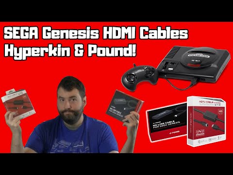 POUND & Hyperkin Sega Genesis/Mega Drive HDMI Cables! - Adam Koralik