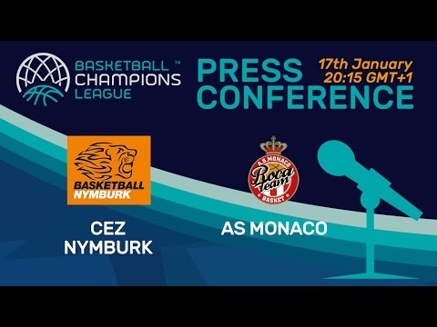 CEZ Nymburk v AS Monaco - Press Conference - Basketball Champions League