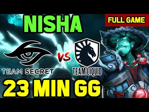 Nisha MID Storm spirit NO DEATH vs Team Liquid FINAL Tie Breaker Match