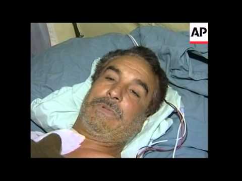 Hospital scenes following attack on prison