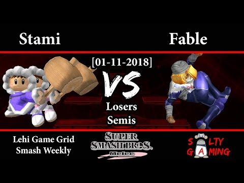 [2018-01-11] Melee - Stami (Ice Climbers) vs Fable (Sheik) LS