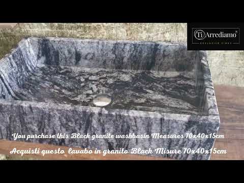 %lavabo da appoggio da bagno o cucina in marmo pietra o granito%