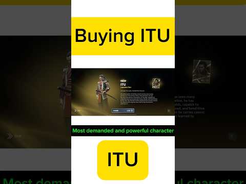 Buying ITU in shadow fight 4 | Unlock itu | most demanded and powerfull character itu