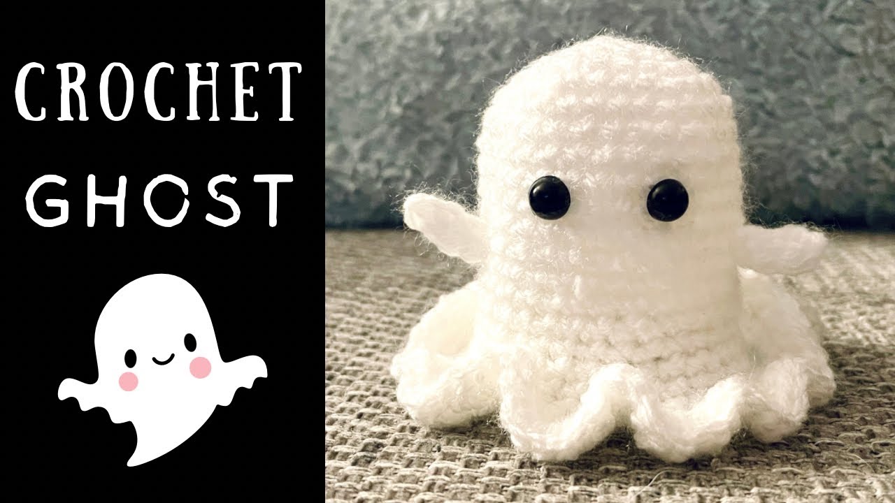 CROCHET GHOST 👻 HALLOWEEN PROJECT BEGINNER AMIGURUMI