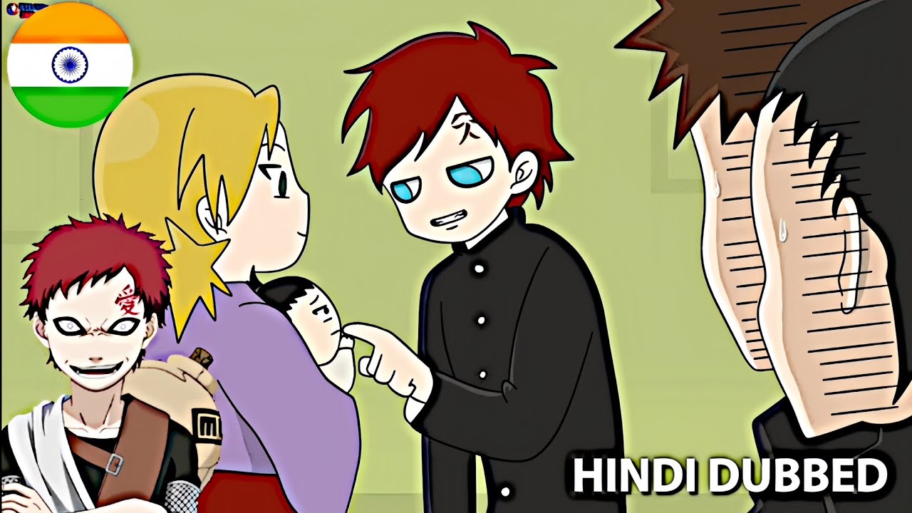 POV: Your Uncle is Gaara 💀🔥Hindi Dubbed 😂🙌🏻