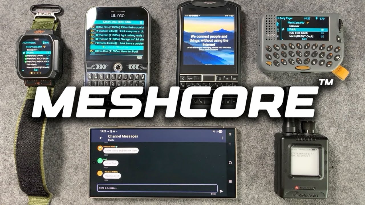 MeshCore secure messaging without the Internet