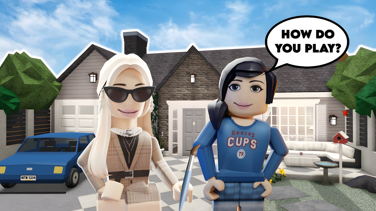 BUILDING MY IRL FRIENDS FIRST BLOXBURG HOUSE