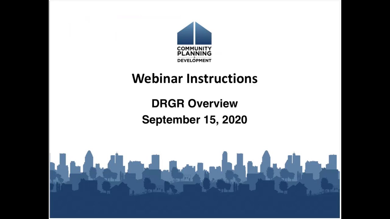 DRGR Workshop for Disaster Recovery