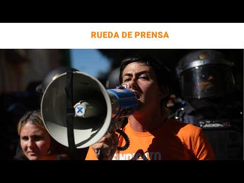 Rueda de prensa del Sindicatos de inquilinos por el derecho a la vivienda | RTVE Noticias