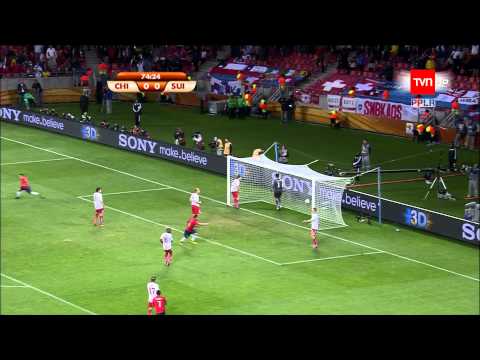 Gol de Mark González a Suiza - Sudáfrica 2010