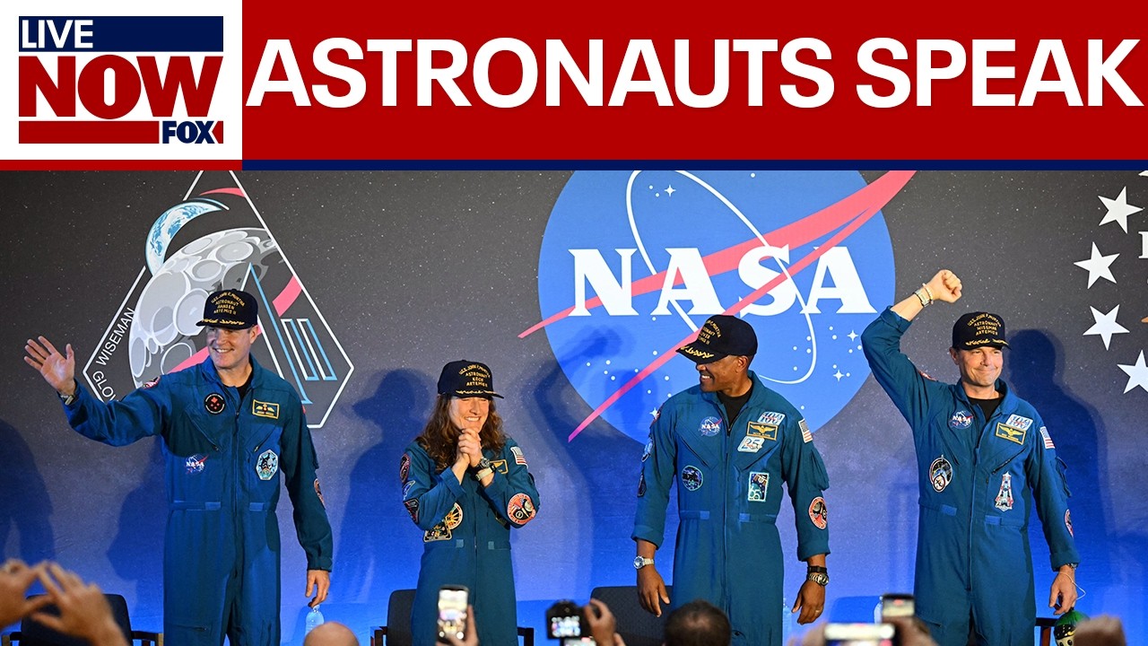 LIVE: Artemis II astronauts hold news conference
