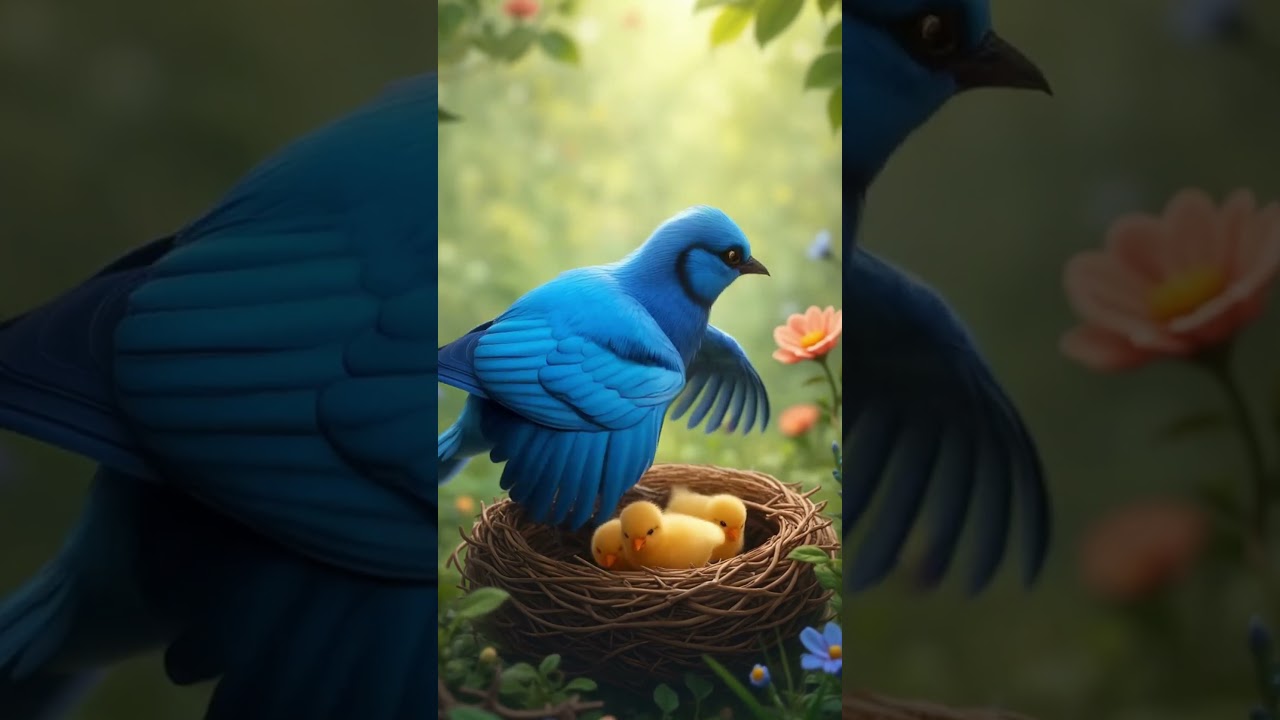 🌸 Symphony of Life: Nurturing Garden Nest 🌸#NaturePhotography #BirdsOfInstagram #WildlifeLovers