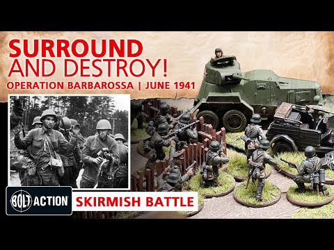 Russians vs Germans Bolt Action Battle Report 3rd Edition 1250pts | Operation Barbarossa 1941
