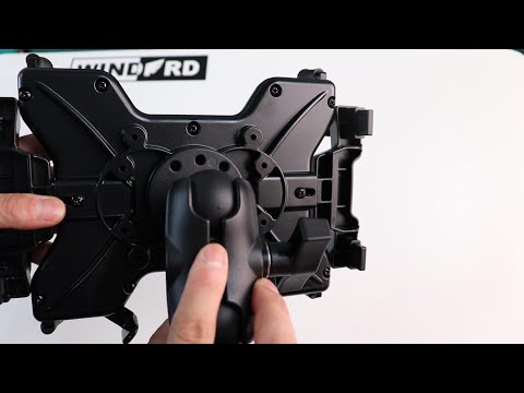 WINDFRD Aluminum 1.5" Double Ball Mount with Two AMPS Round Plates, Short Arm with Size Ball
