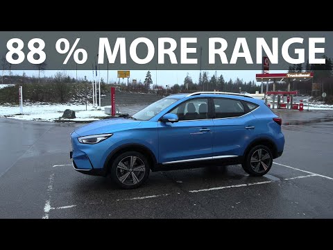 MG Motor ZS EV 72 kWh range test video