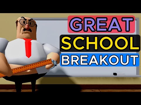 Great School Breakout Roblox Obby HARD MODE Walkthrough