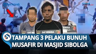 TAMPANG SADIS 3 Pelaku Pengeroyokan Mahasiswa saat Istirahat di Masjid Agung Sibolga, 2 Jadi Buronan