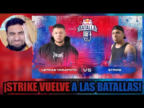 STRIKE VUELVE A LAS BATALLAS!! | REACCIÓN A STRIKE VS LETRAS TARAPOTO RED BULL PERÚ 2023