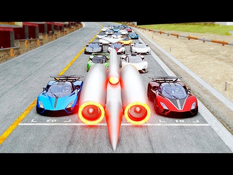 Thrust SSC GTR vs All SSC Hypercars at Special Stage Route X