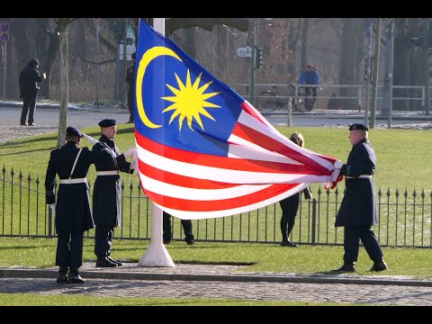 National anthem Malaysia March 11, 2024 in the Federal Chancellery