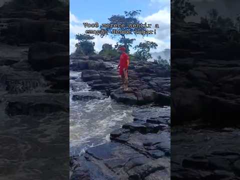 Cataratas de Santo Antônio em Laranjal do Jari-Ap