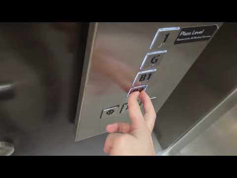 Glitched chime! Schindler 3300 MRL traction lift at Beecroft place in Beecroft, NSW, Australia