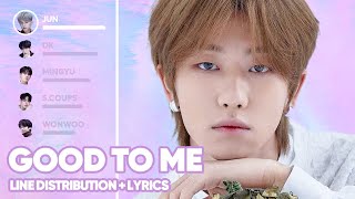 SEVENTEEN - Good To Me (Line Distribution + Lyrics Color Coded) PATREON REQUESTED