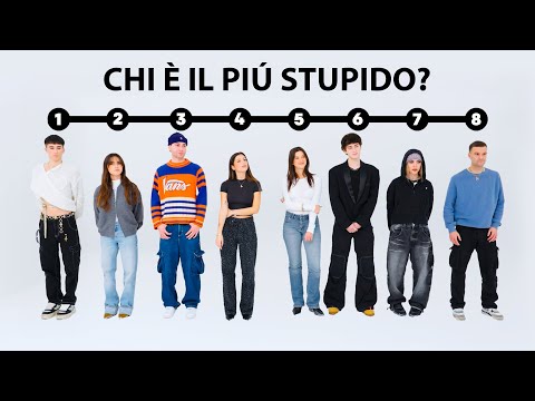 Sconosciuti si Mettono in Ordine su Chi è il Più Intelligente | Ft. Gianmarco Zagato