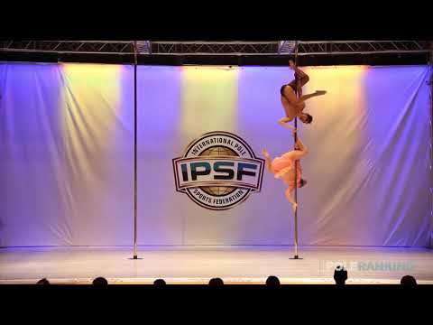 Doubles Sebastian Hernandez & Andrea Chacon of Colombia - IPSF World Pole Sports Championships 2018