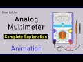 How To Use Analog Multimeter Analog Multimeter Tutorial Check AC Volt With Analog Multimeter