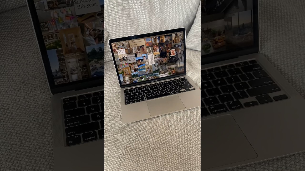 How to make a vision board 🎀 #visionboard