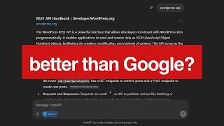 I tried the new ChatGPT Search Chrome extension
