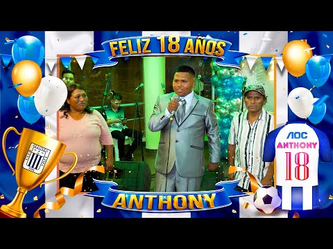 CON TINTA ROJA...LOS CHARLIS DE LA CUMBIA en 4K / FELIZ 18 AÑOS ANTHONY - 2023