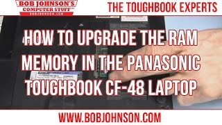 preview picture of video 'How to upgrade the RAM Memory in the Panasonic Toughbook CF-48 Laptop'