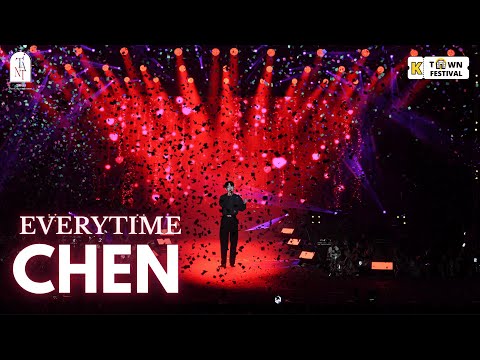 CHEN 첸 'EVERYTIME' LIVE Stage Performance at K-TOWN Festival 2.0
