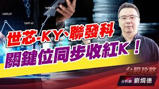世芯-KY、聯發科 關鍵位同步收紅K！｜台股攻略｜劉烱德 (圖)