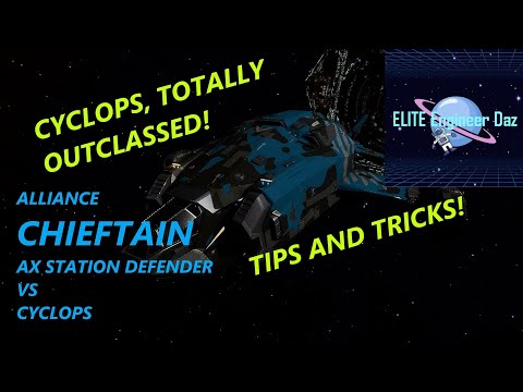 Alliance Chieftain - Tutorial - AX Station Defender VS Cyclops - Elite Dangerous