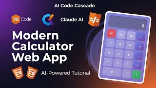 🚀 Build Modern Calculator with AI Claude | Neomorphism CSS Tutorial 2025 | Web Development Guide