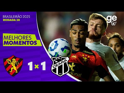 Gols e lances de Sport x Ceará