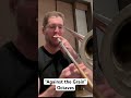 Practicing octave slurs using the “against the grain” technique.  #trombone #practice #jazztrombone