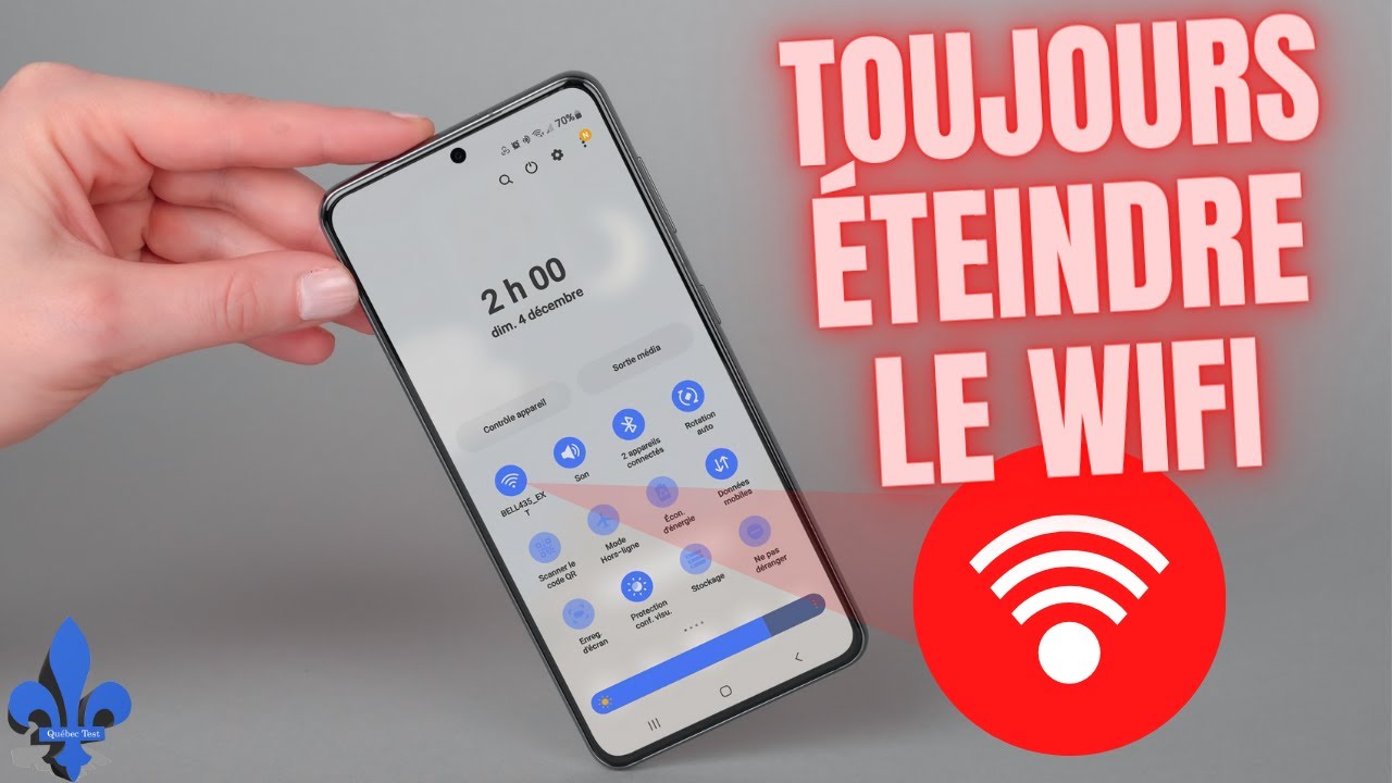 Éteignez le WiFi de votre téléphone MAINTENANT