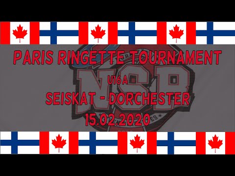 2020 Paris ringette tournament. Game: Seiskat - Dorchester 15.02.2020