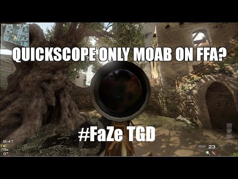 QUICKSCOPE ONLY MOAB? #FaZe TGD (Livestream Highlight)