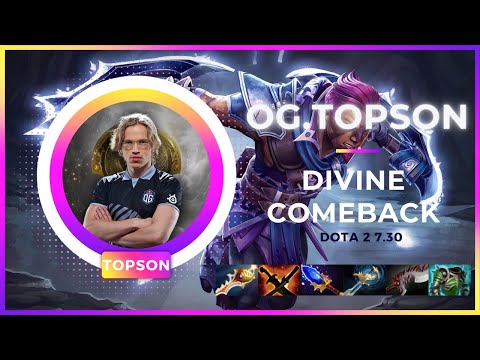 OG.TOPSON ANTIMAGE || IMMORTAL PRO AM|| ANTIMAGE NEW META BUILD|| DOTA 2 NEW PATCH 7.30b GAMEPLAY ||