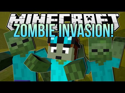 DanTDM - ZOMBIE INVASION | Minecraft: Blocking Dead Minigame!